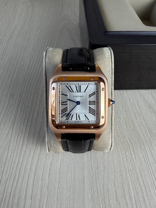 CARTIER SANTOS DUMONT ROSE LARGE 31MM X 44MM