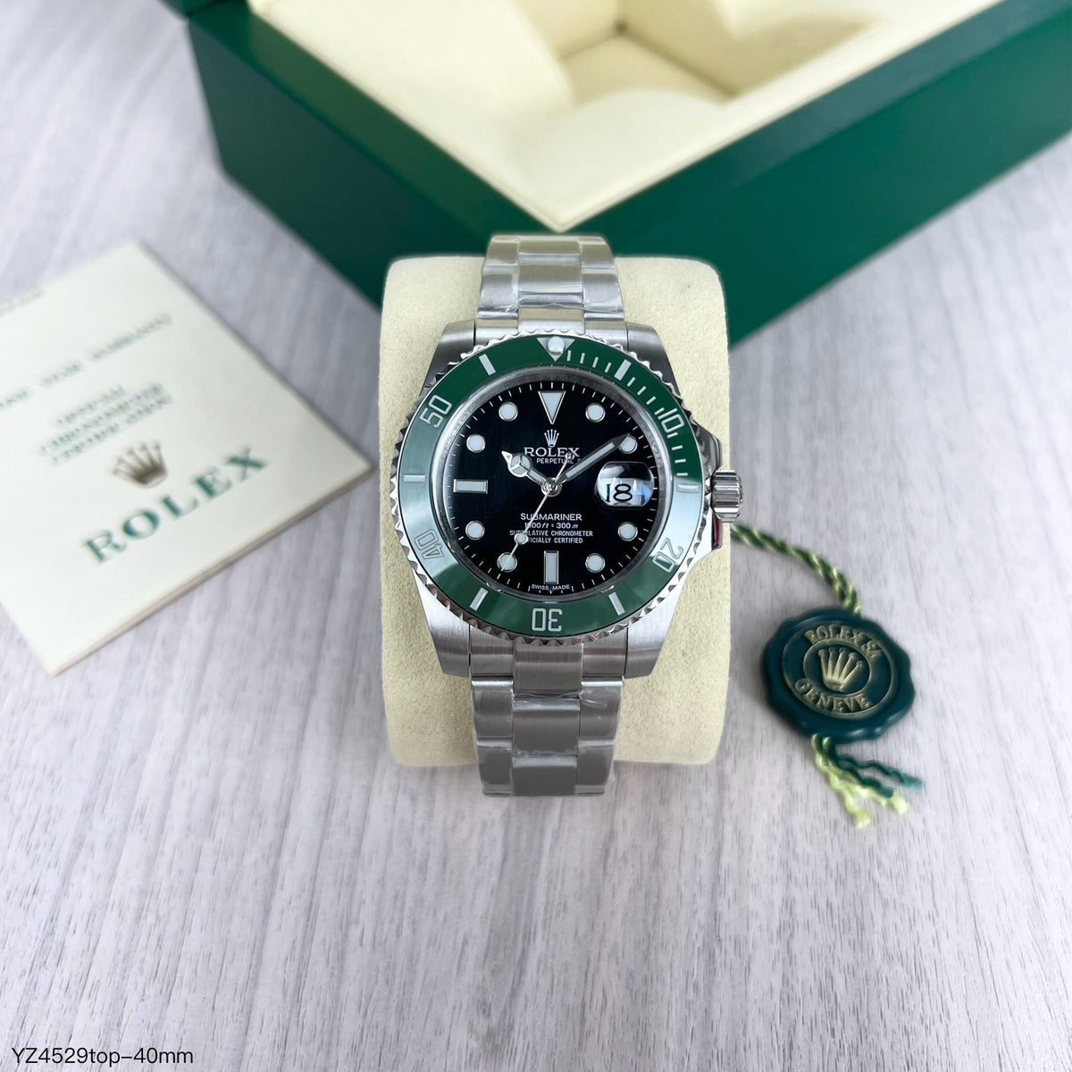 ROLEX SUBMARINER VERDE PRETO 40MM